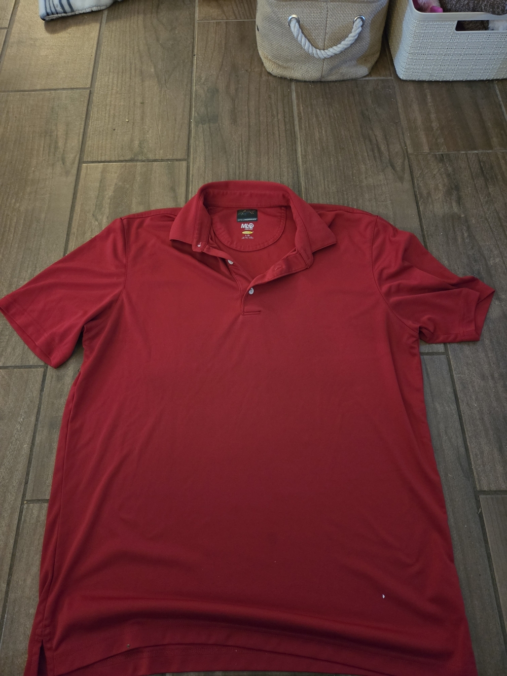 Greg Norman Collection Men's Red Polo Shirt